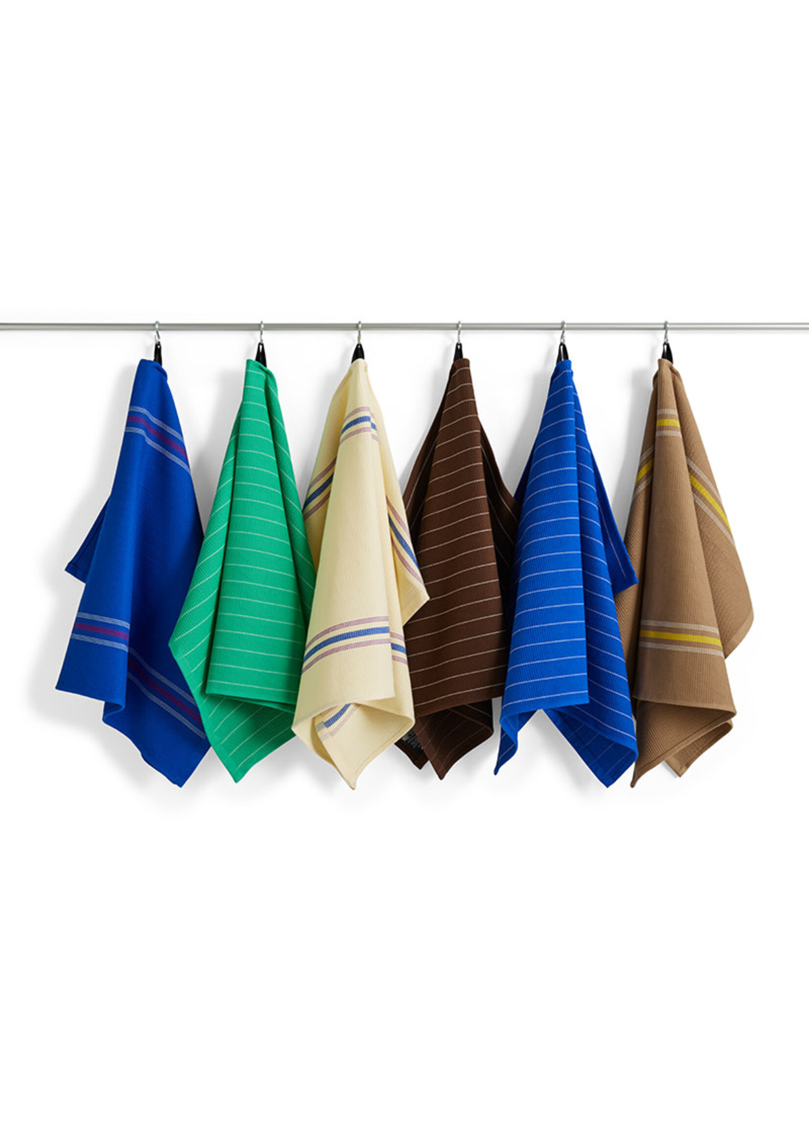 HAY Canteen Tea Towel | Chocolate Pinstripe