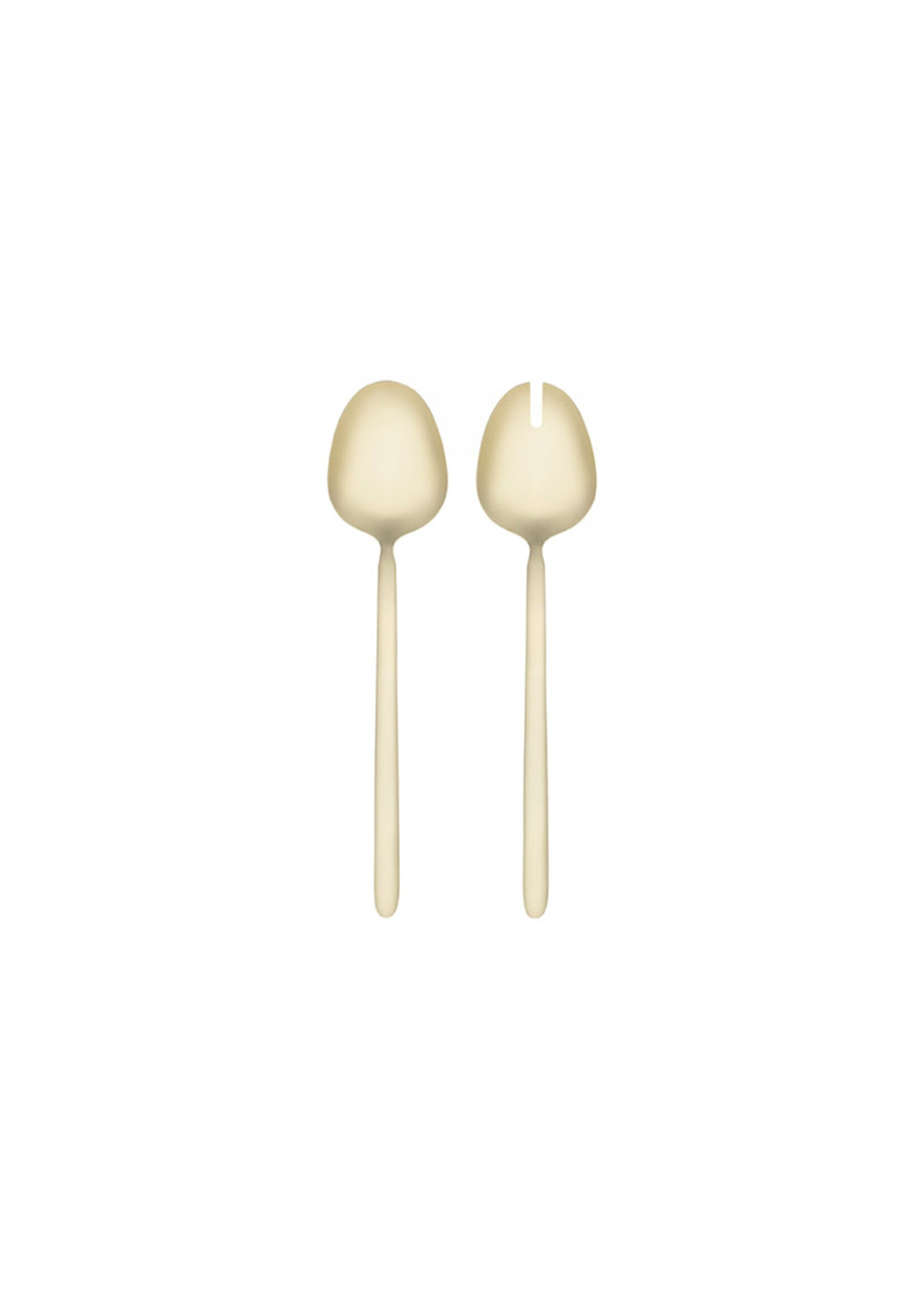 Blomus Stella Salad Servers | Champagne