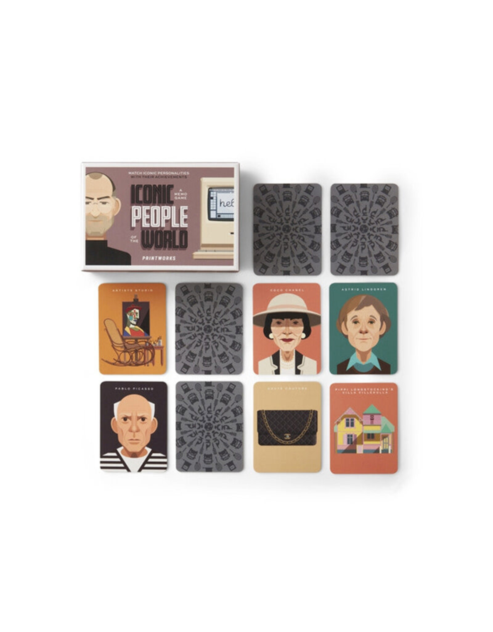 Printworks Memo Game | Iconic People