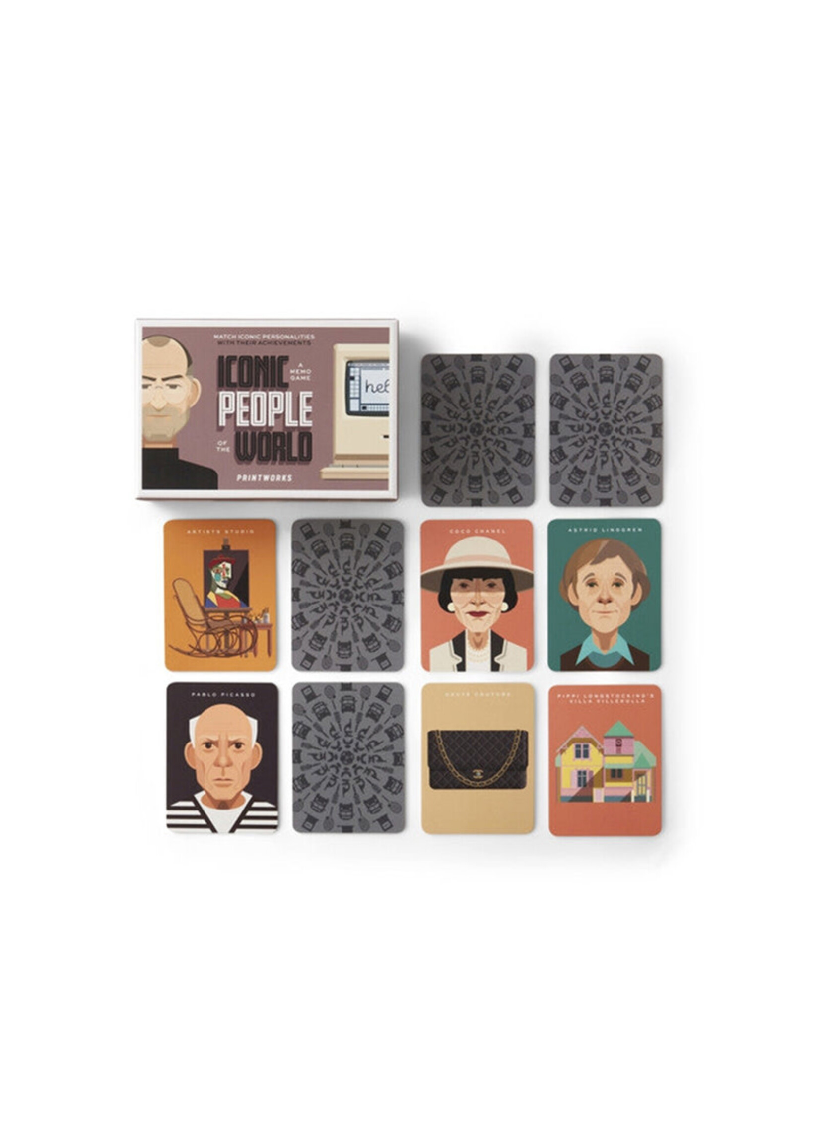 Printworks Memo Game | Iconic People