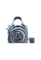 LOQI Shopping Bag | Spirals Black