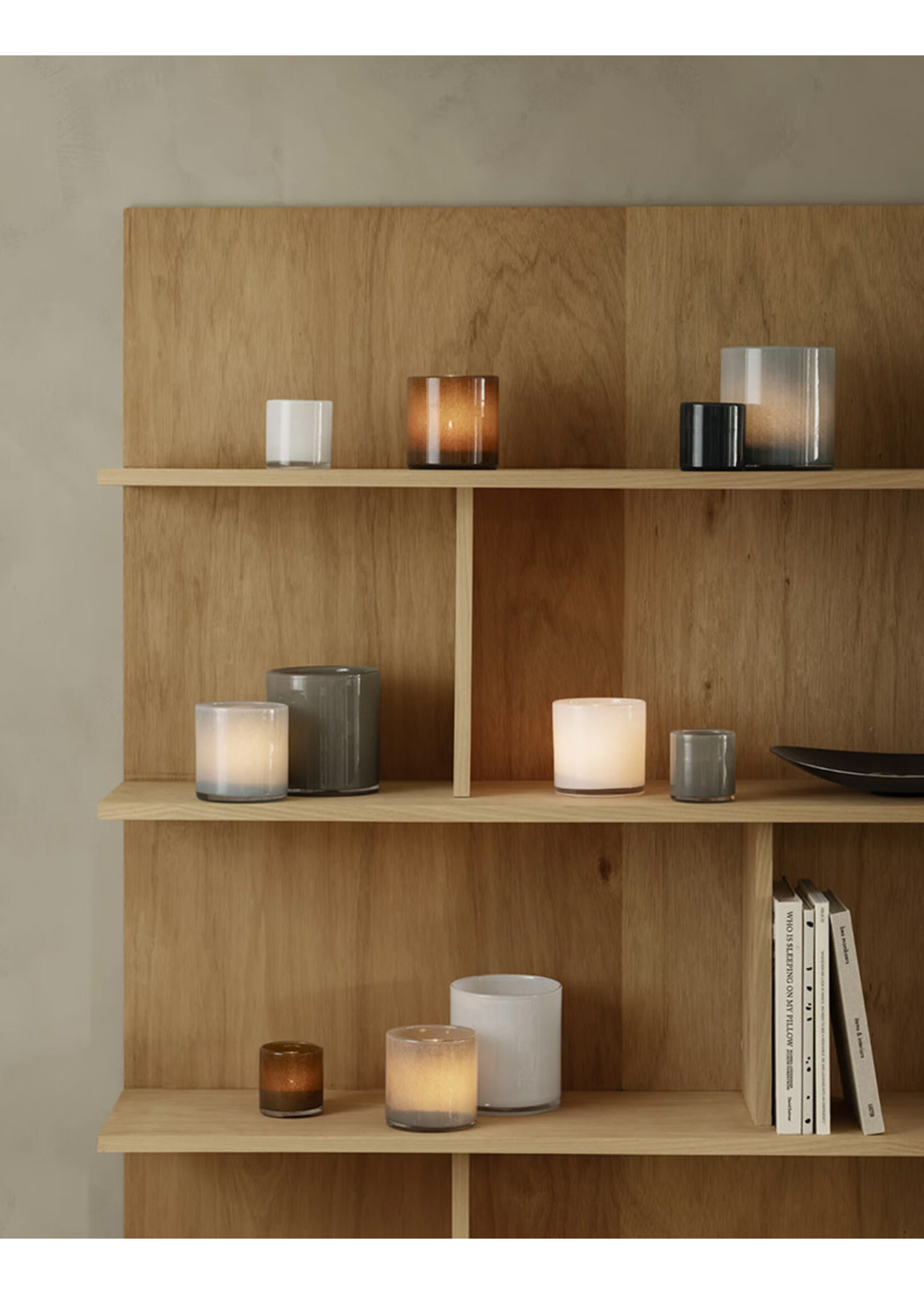 Blomus Saga Windlicht M | Mourning Dove