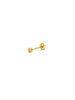 LULU Copenhagen Ball Brushed Gold Oorstud