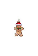 Vondels Glass Ornament - Gingerbread Cookie