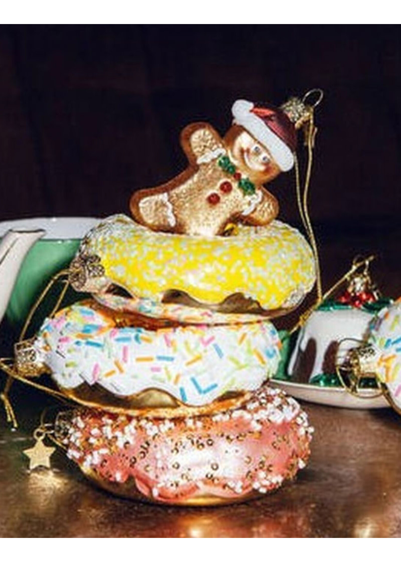 Vondels Glass Ornament - Gingerbread Cookie