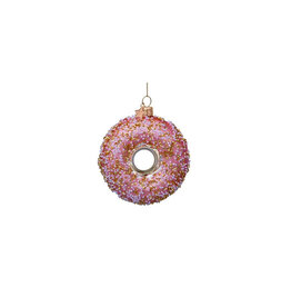 Vondels Glass Ornament - Donut