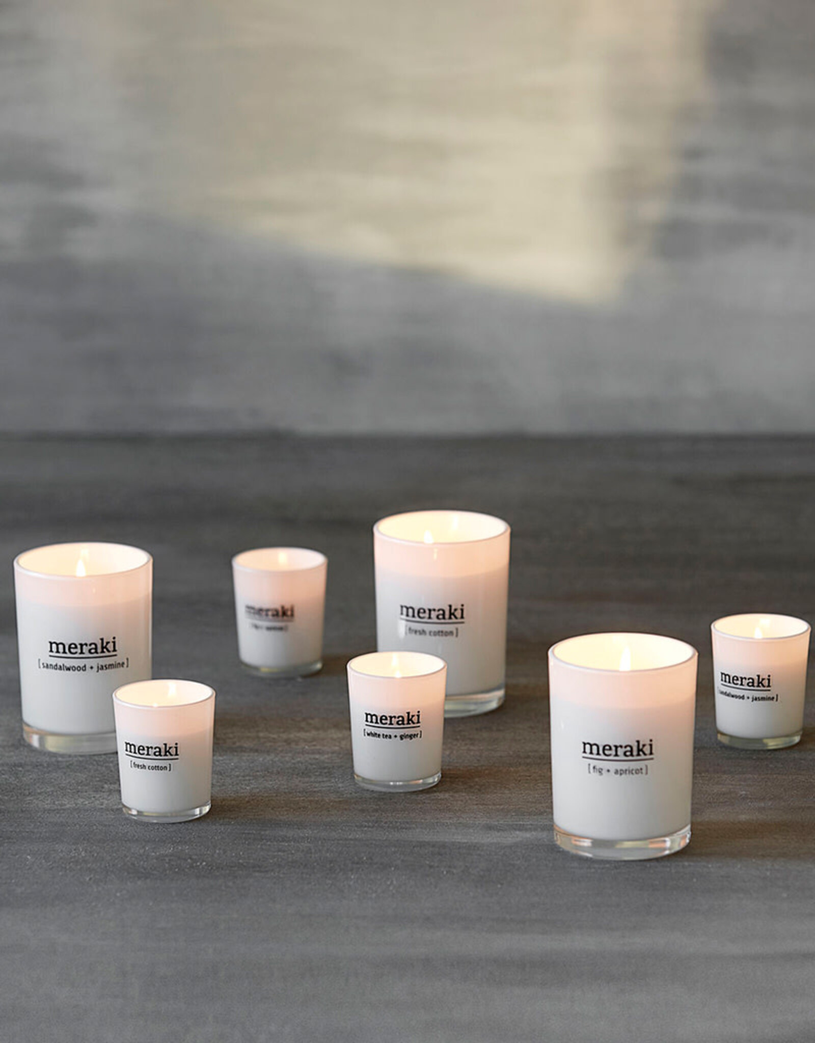 Meraki Scented Candle - L - Fresh Cotton