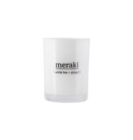 Meraki Scented Candle - L - White Tea & Ginger