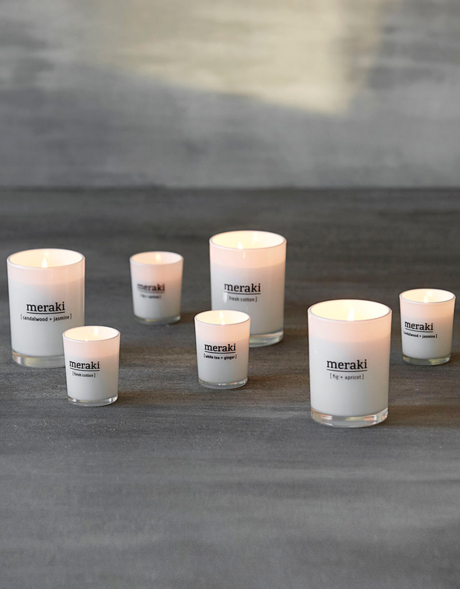 Meraki Scented Candle - S - Sandalwood & Jasmine