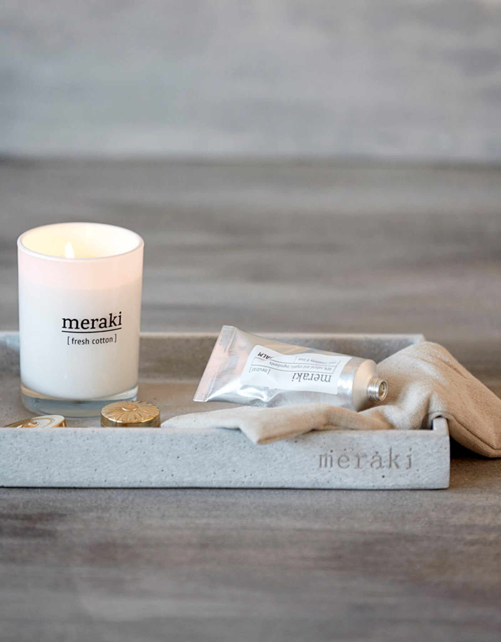 Meraki Scented Candle - S - Fresh Cotton