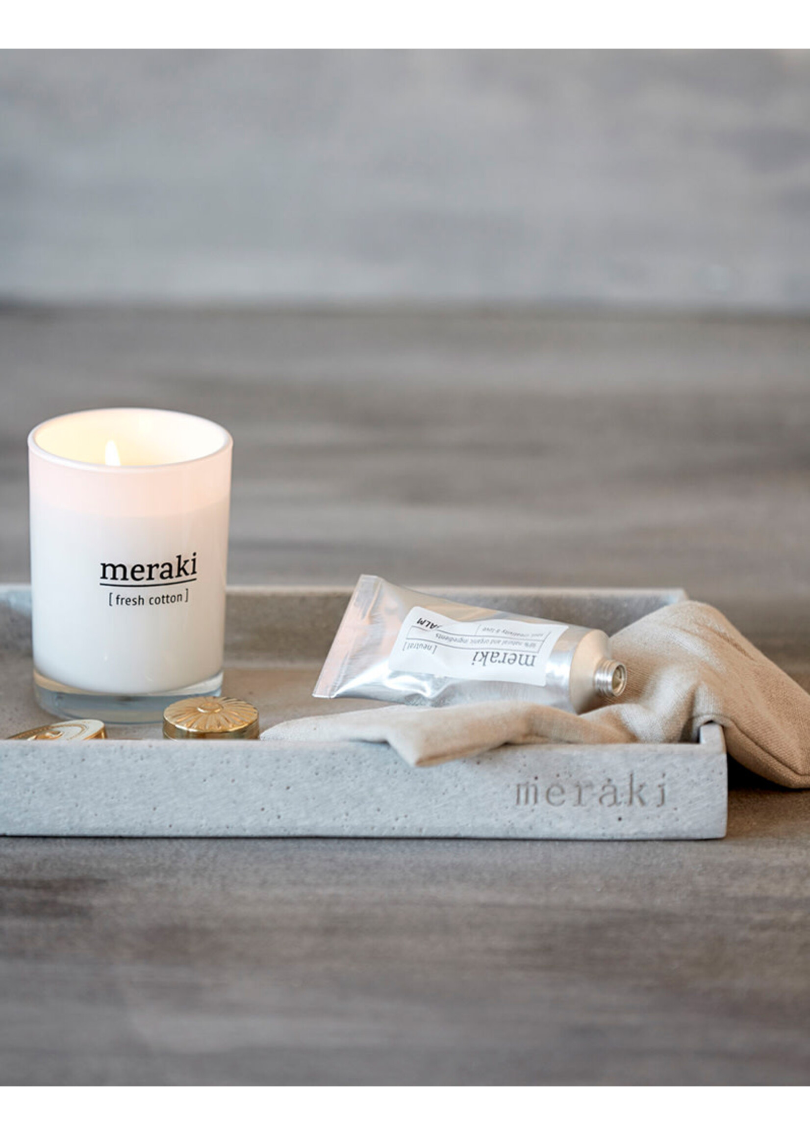 Meraki Scented Candle - S - Fresh Cotton