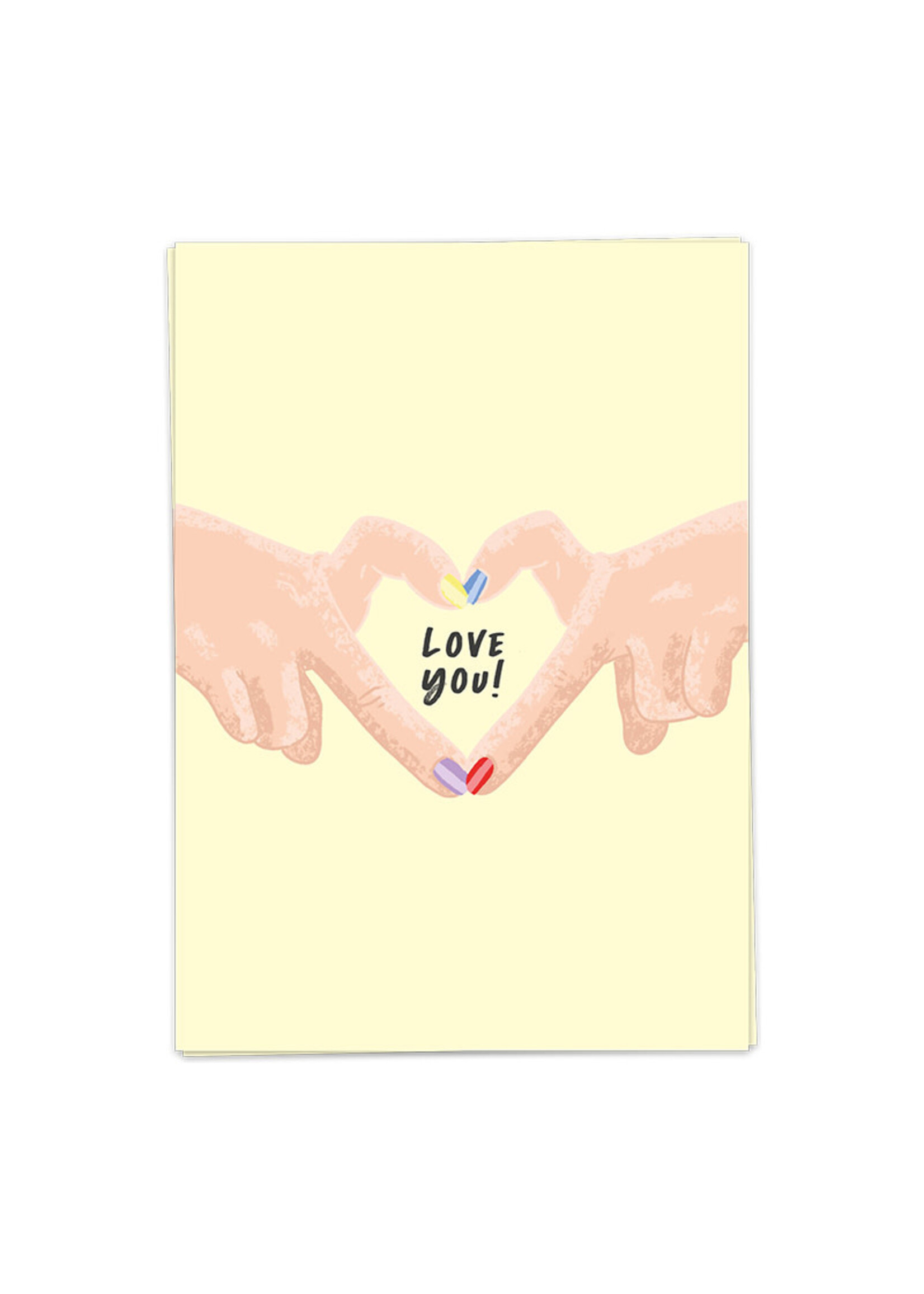 Kaart Blanche KB Love You!