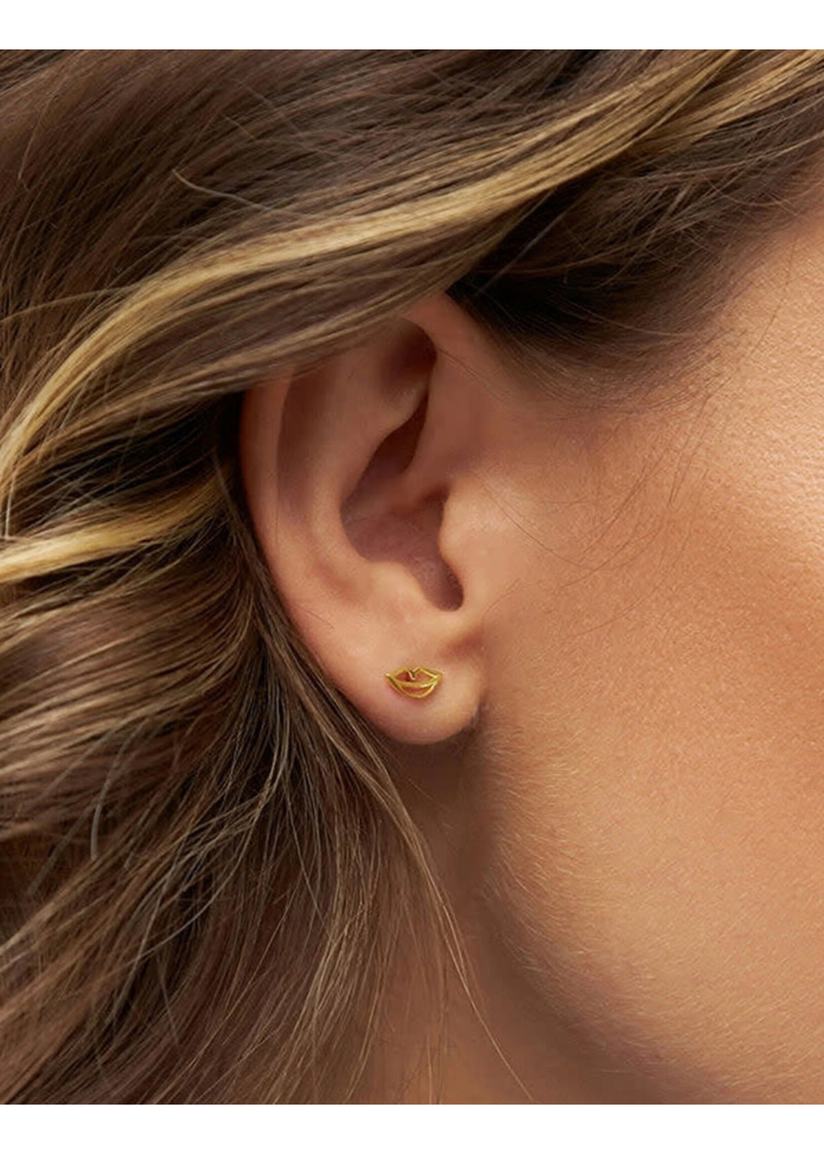 LULU Copenhagen Secret Oorstud | Shiny Gold