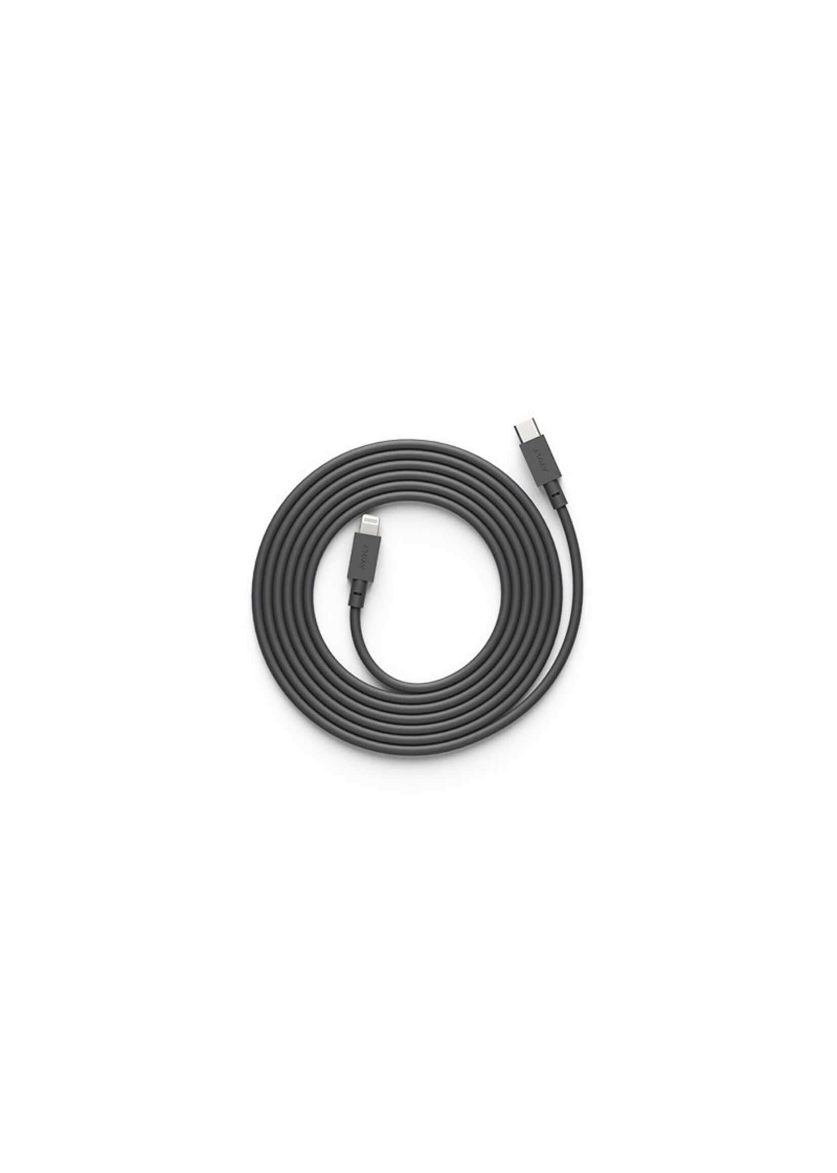 AVOLT Cable 1 - USB-C to Lightning - Stockholm Black