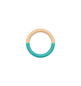 LULU Copenhagen Double Color Ring | Petrol/Buttercream | 52