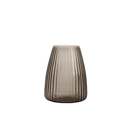 XLBoom Dim Vase - Stripe - M - Smoke Grey