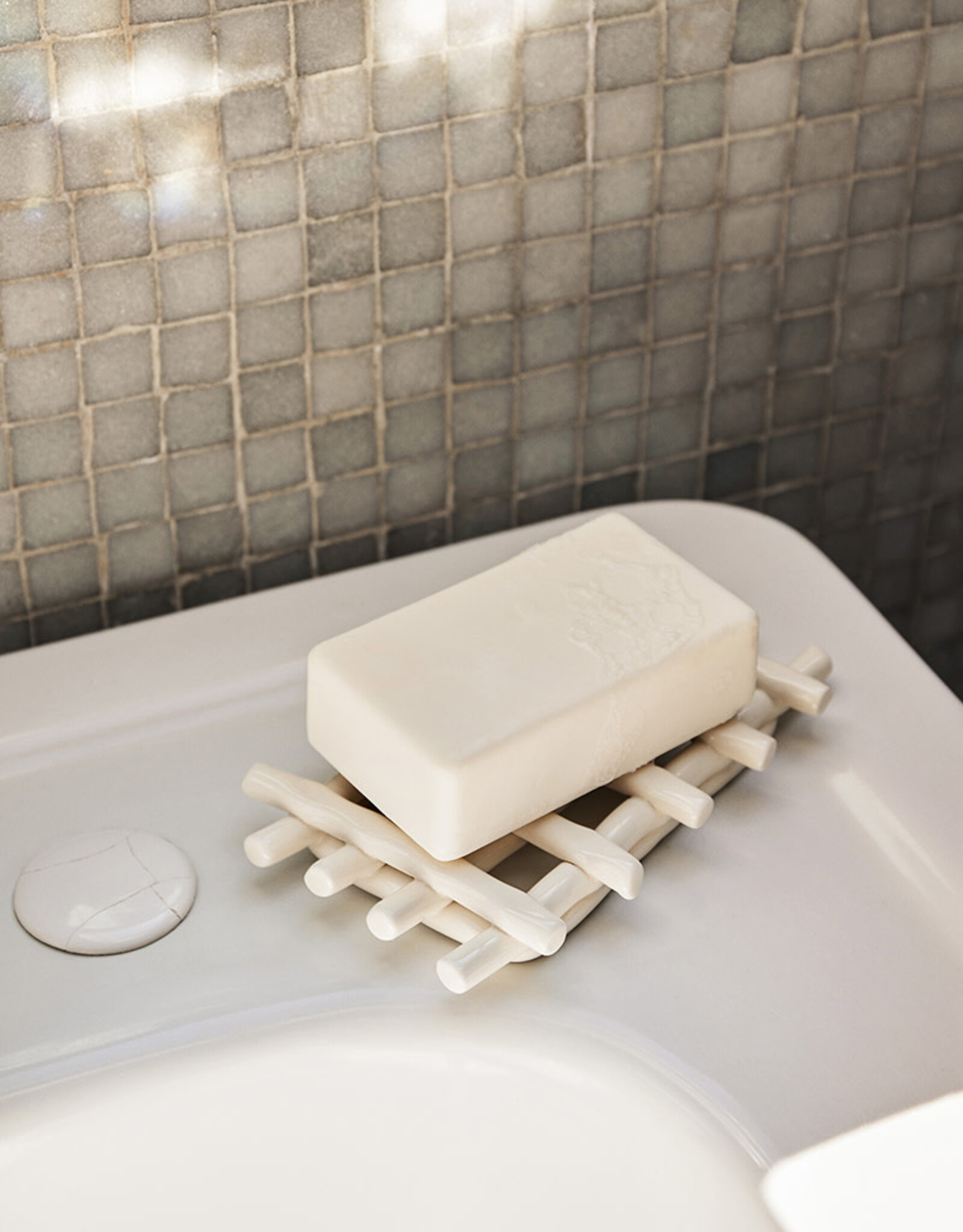 Ferm Living Ceramic Soap Tray - Off-White