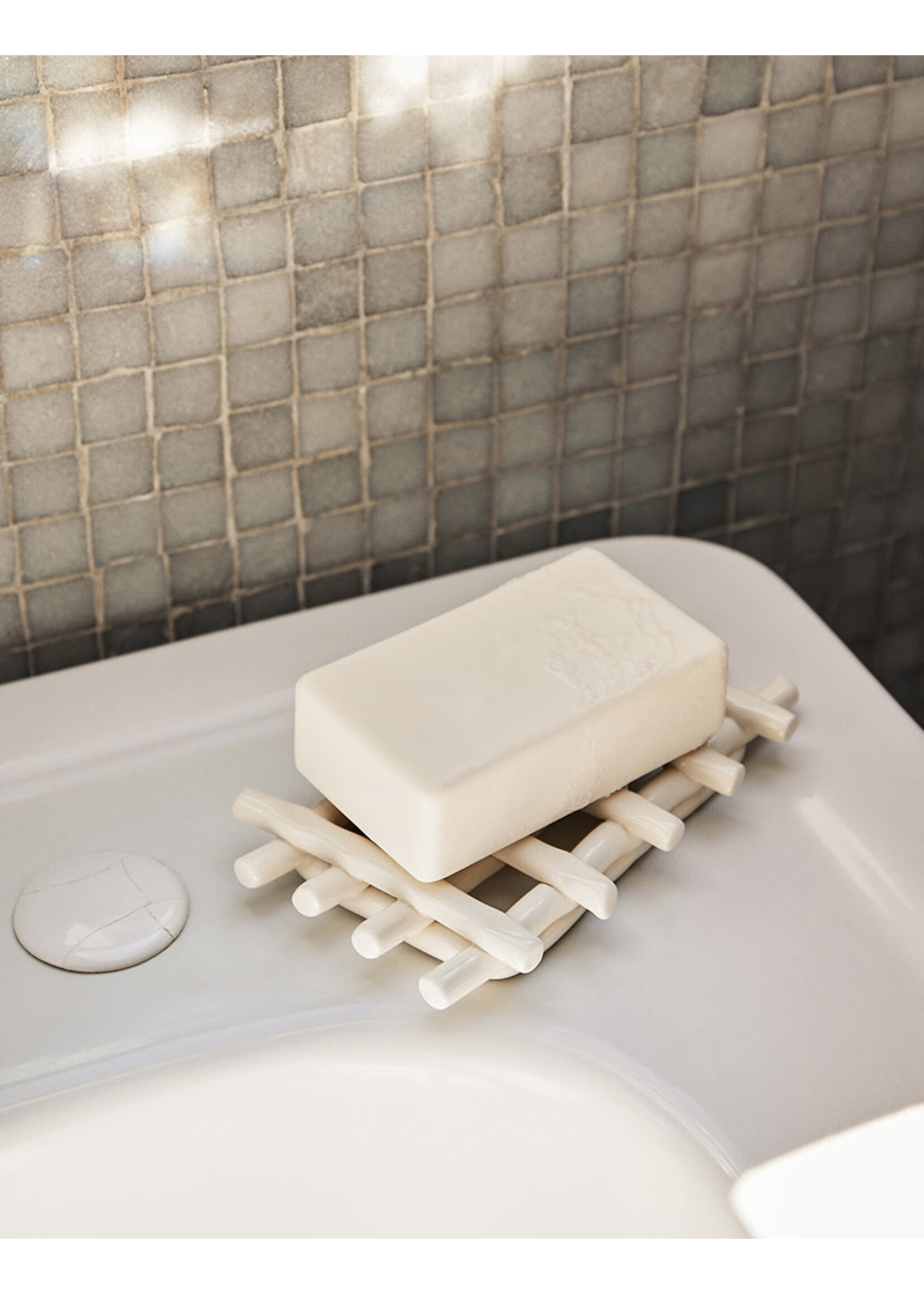 Ferm Living Ceramic Soap Tray - Off-White