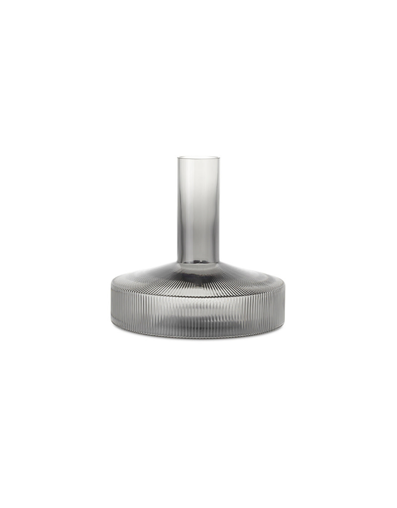 Ferm Living Ripple Wine Carafe - Smoked Grey