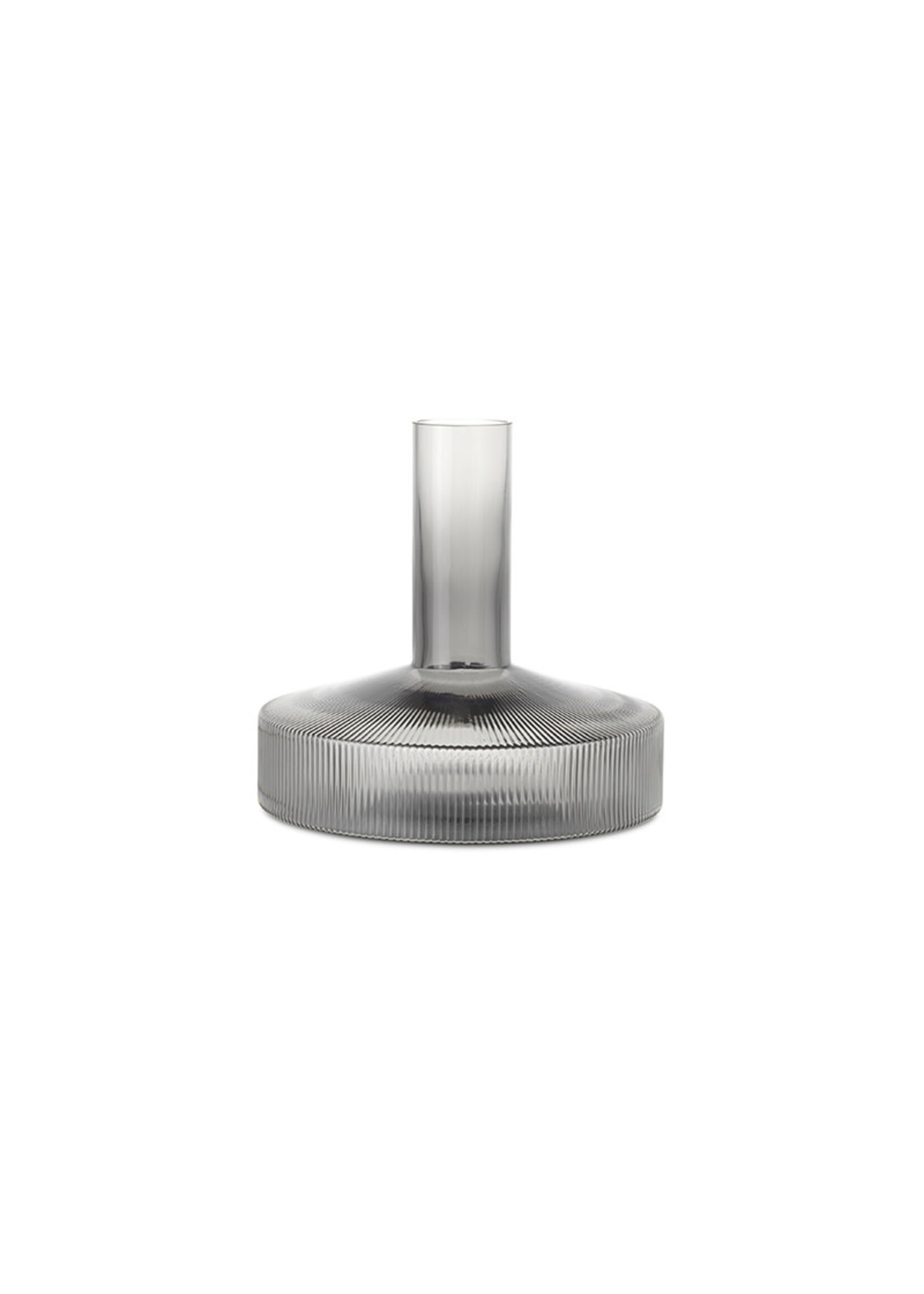 Ferm Living Ripple Wine Carafe - Smoked Grey