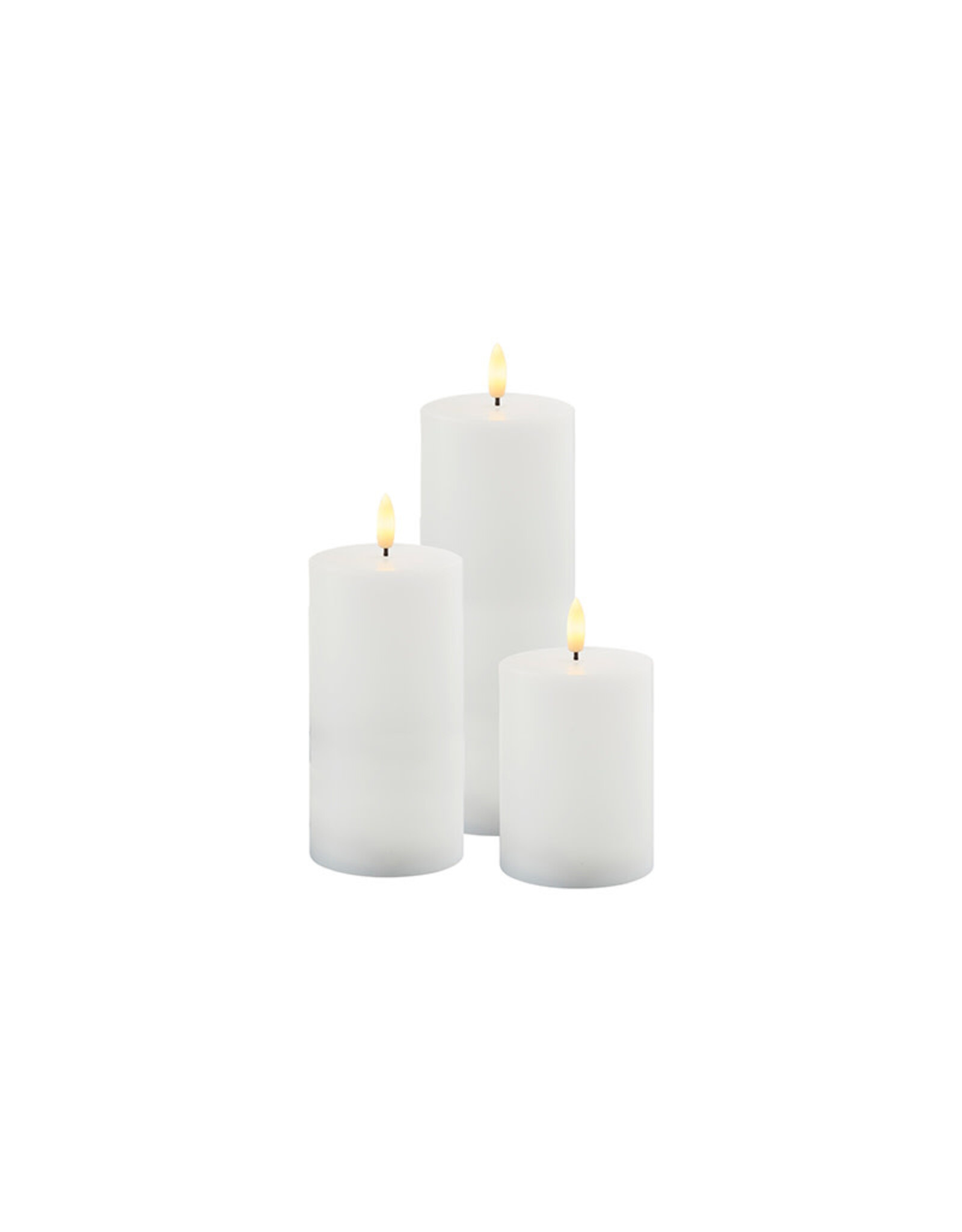 Sirius Sille Oudoor Led Candle | Set of 3 | White