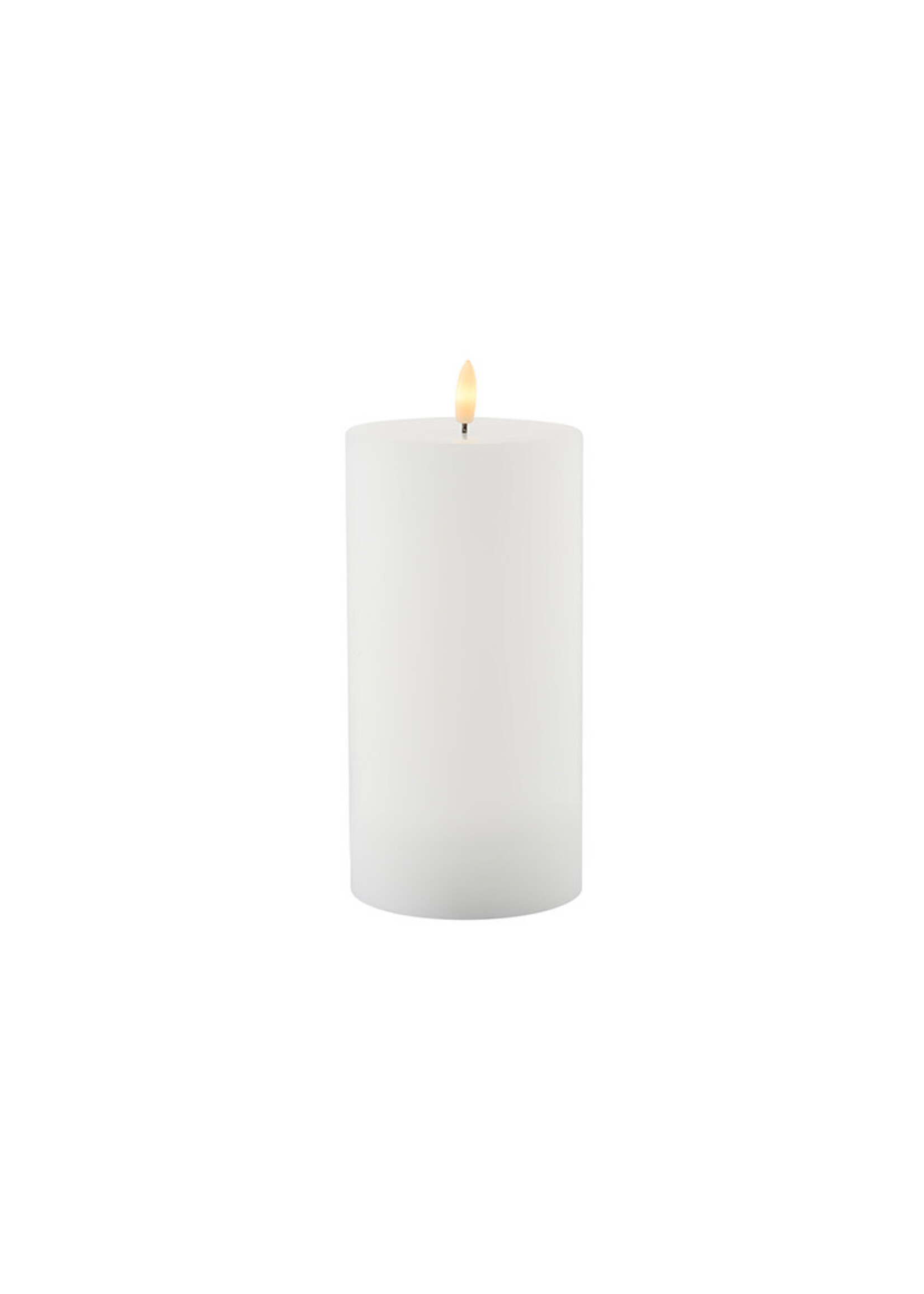 Sirius Sille Rechargeable Led Candle | Ø10 x H20 | White