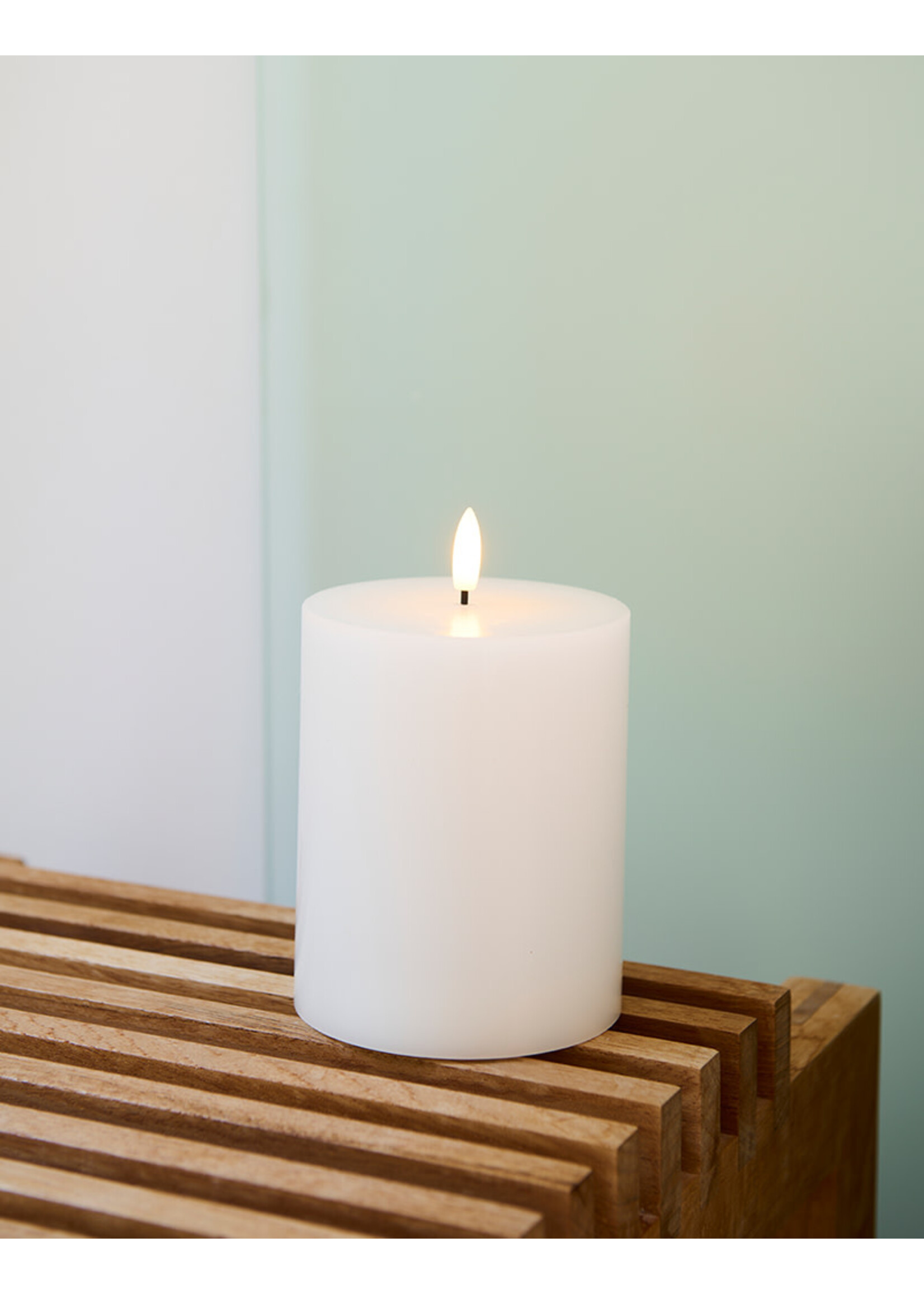 Sirius Sille Rechargeable Led Candle | Ø10 x H12.5 | White