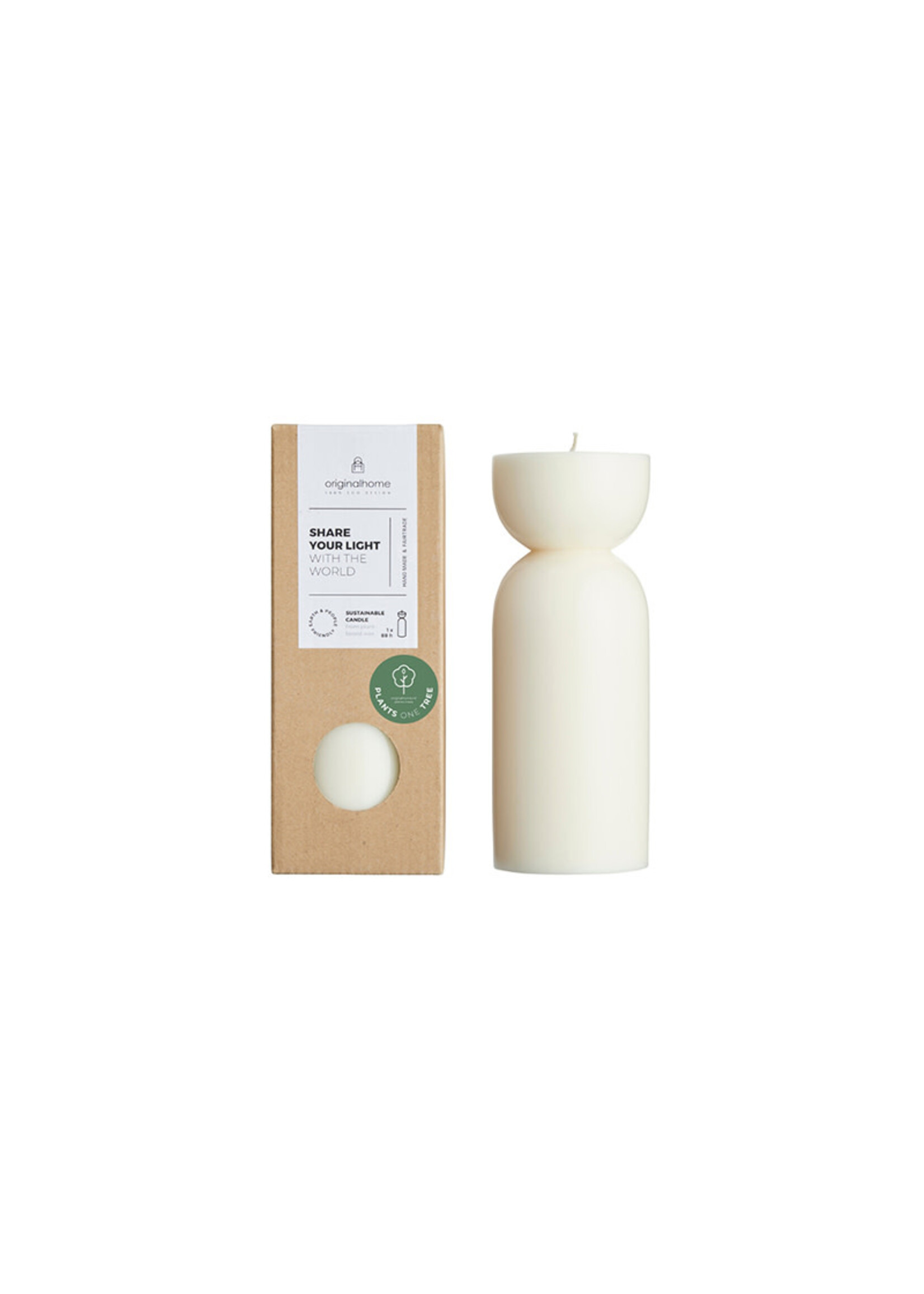 Original Home Organic Candle M - Off-White