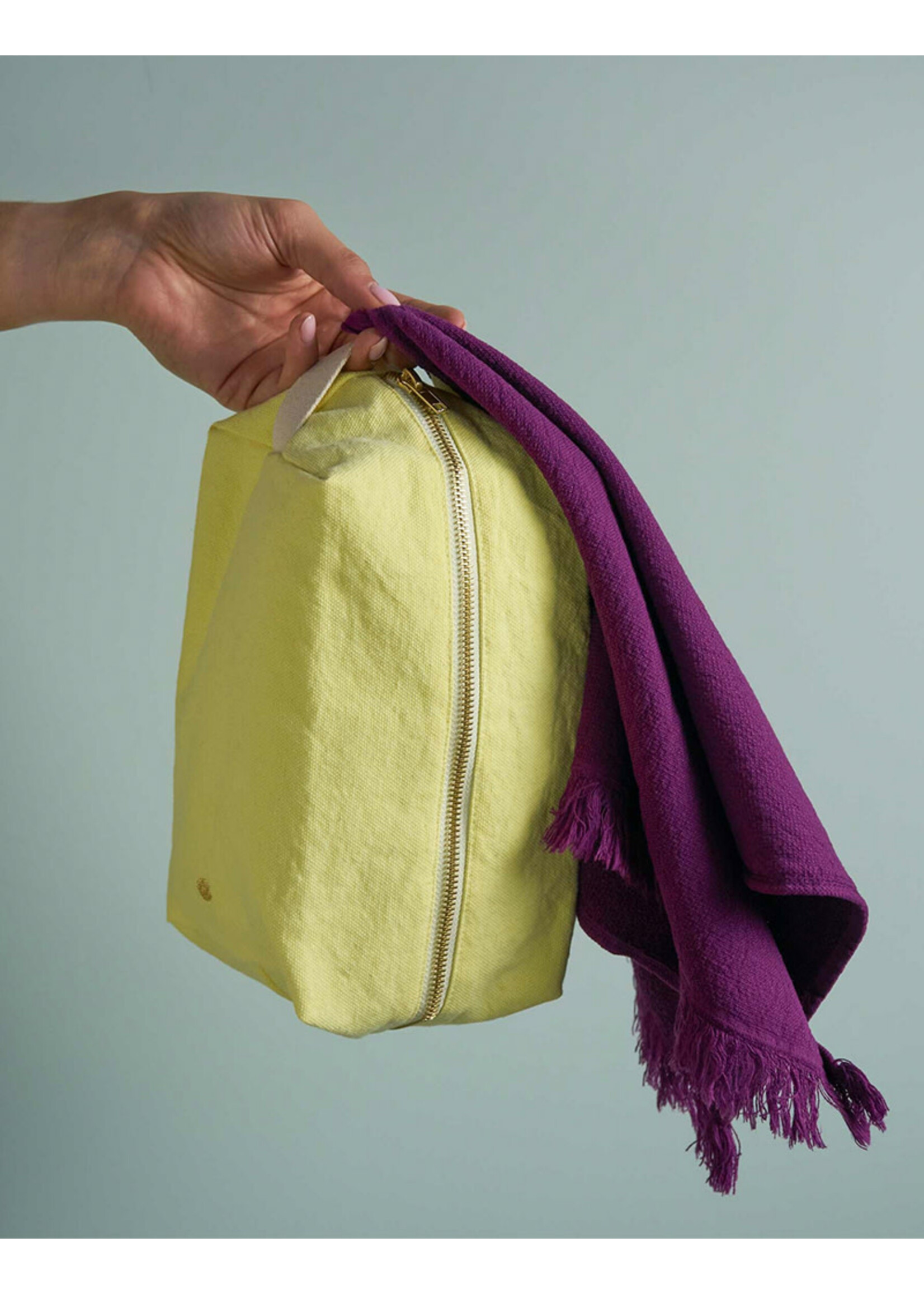 La cerise sur le gâteau Cube Pouch L - Sunshine