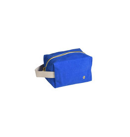 La cerise sur le gâteau Cube Pouch S - Bleu Mecano