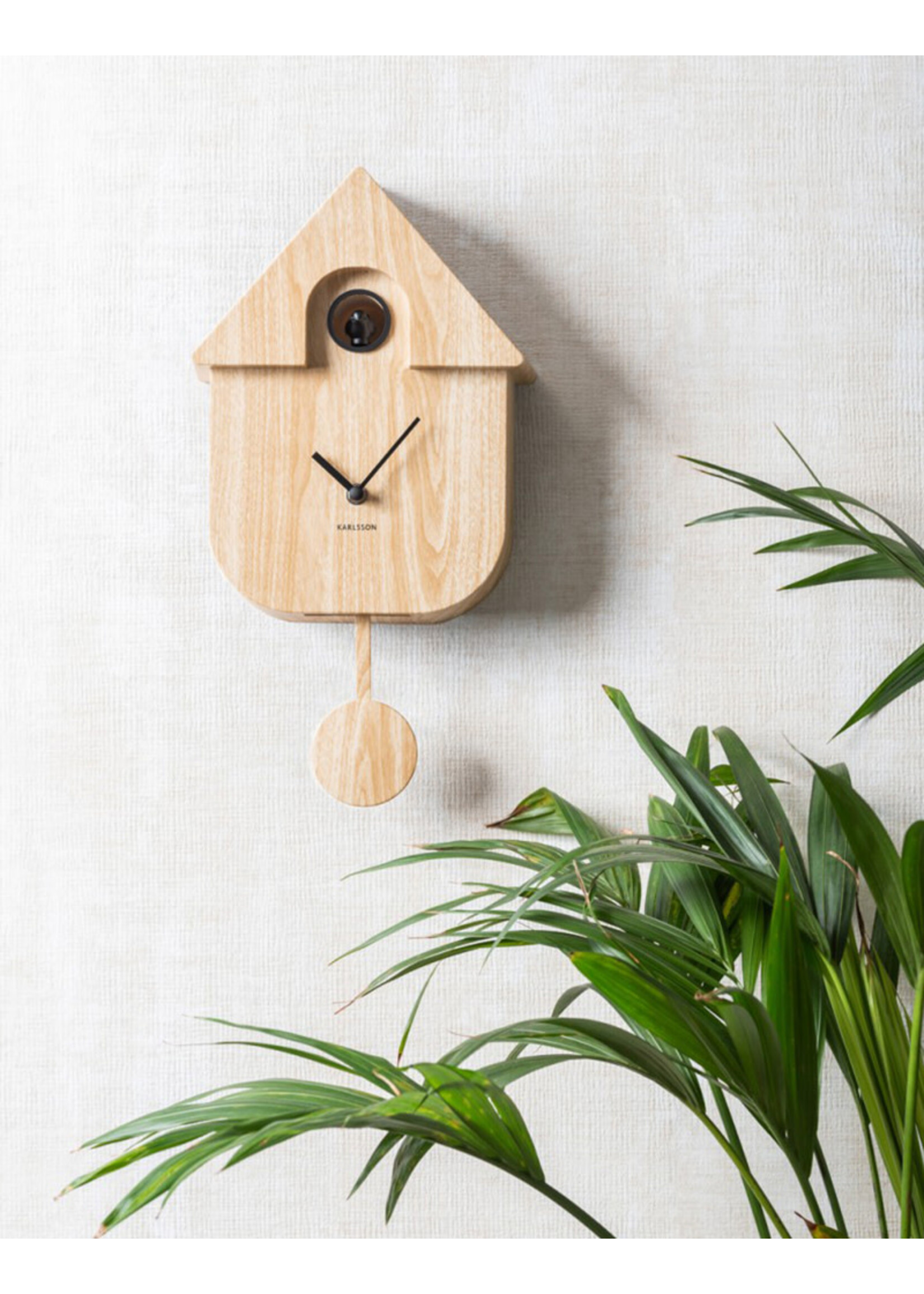 Karlsson Cuckoo Wall Clock - Light Wood