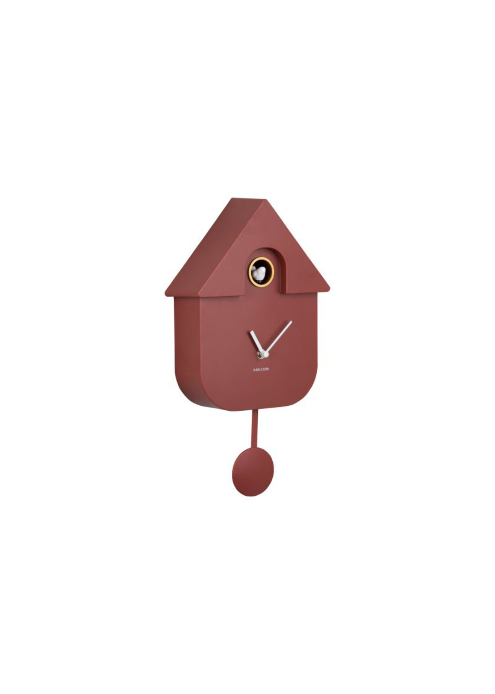 Karlsson Cuckoo Wall Clock - Red Ochre
