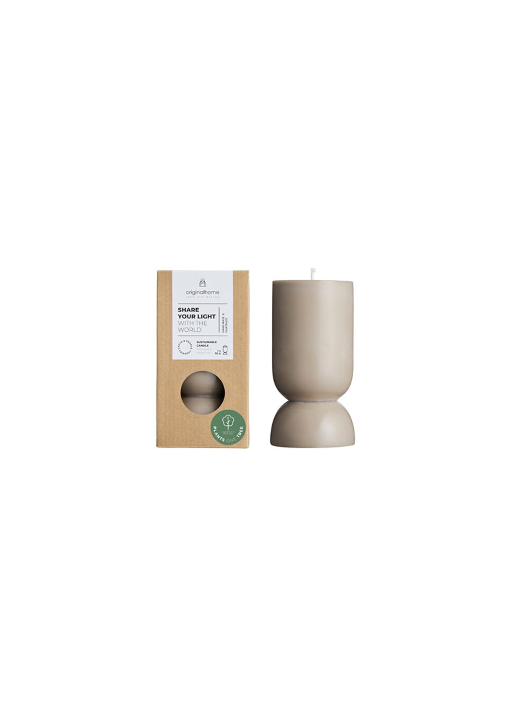 Original Home Organic Candle S - Clay