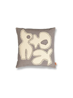 Ferm Living Figure Cushion - Grey