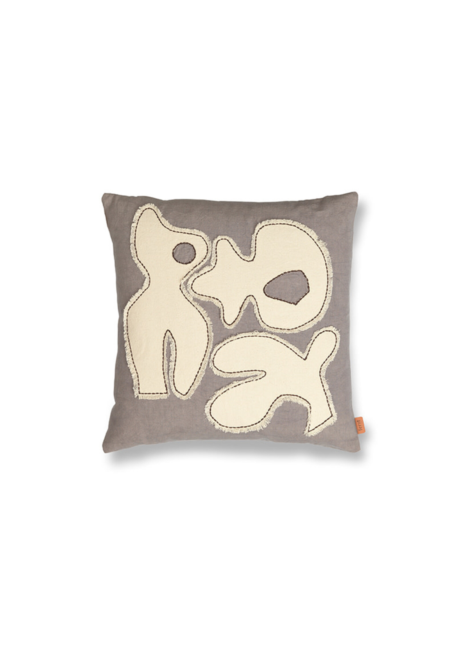 Ferm Living Figure Cushion - Grey