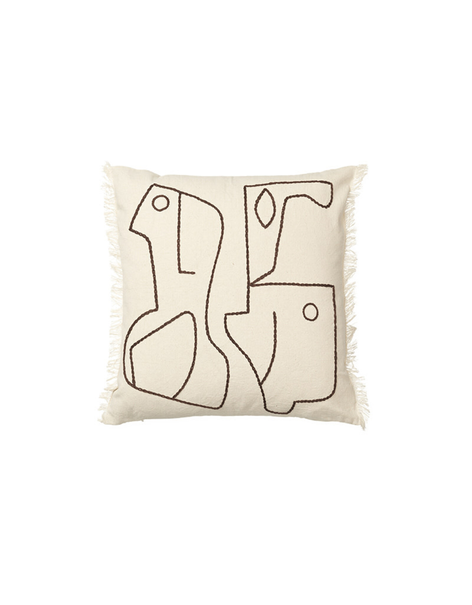 Ferm Living Figure Cushion - Off-White