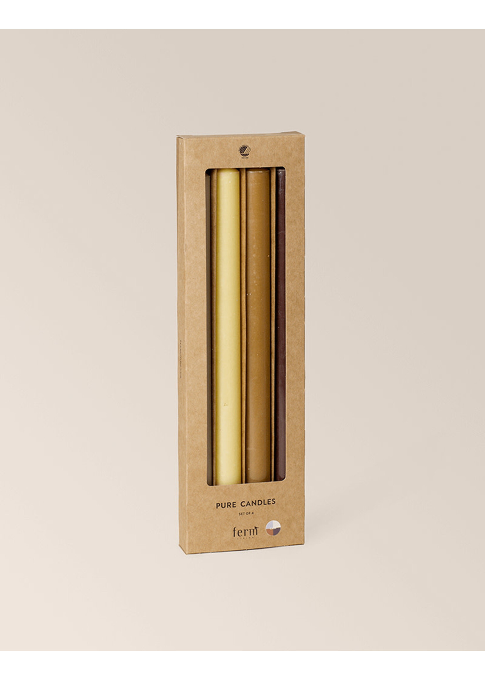 Ferm Living Pure Candles - set of 4 - Calm Blend