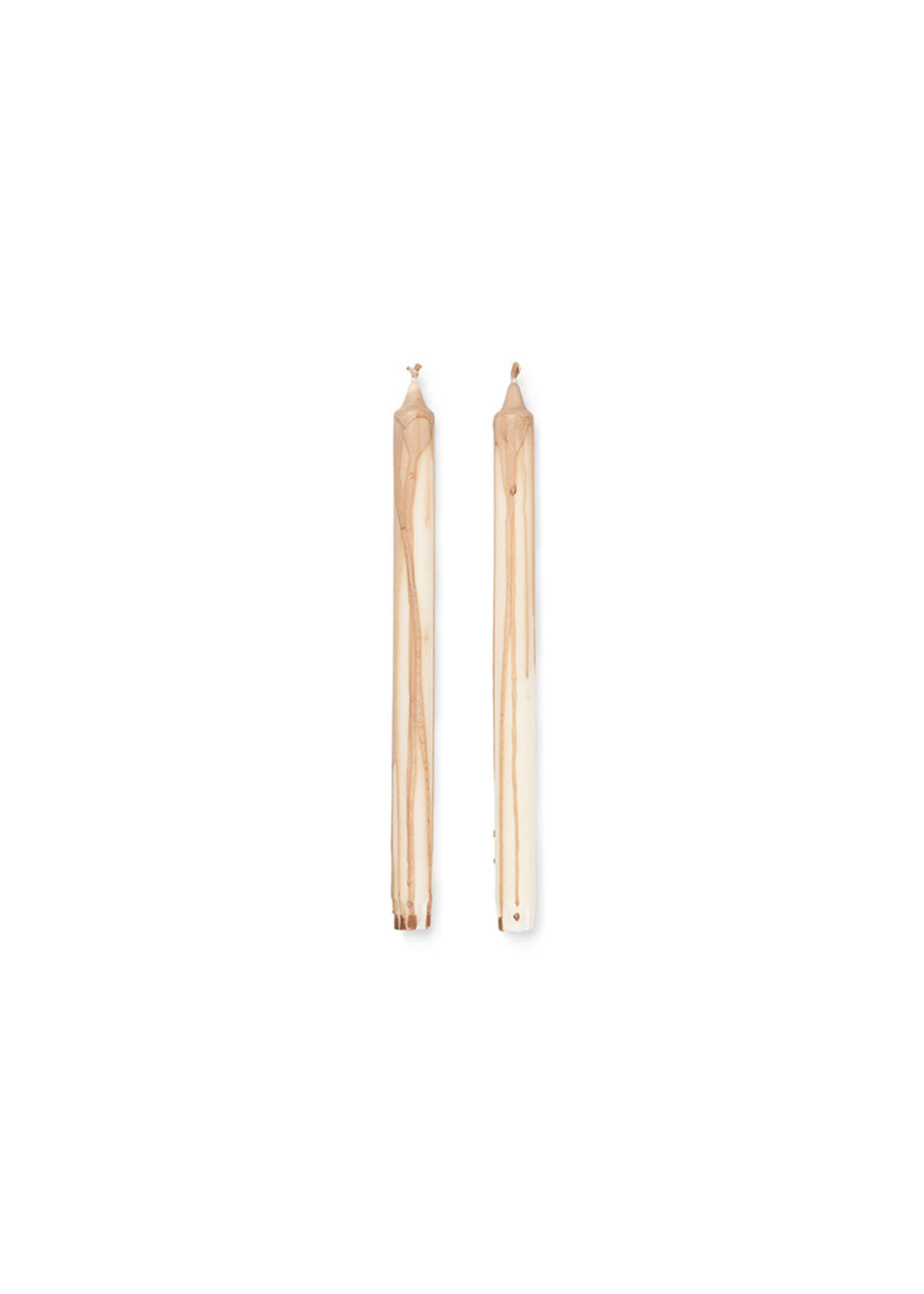 Ferm Living Dryp Candles - set of 2 - Beige