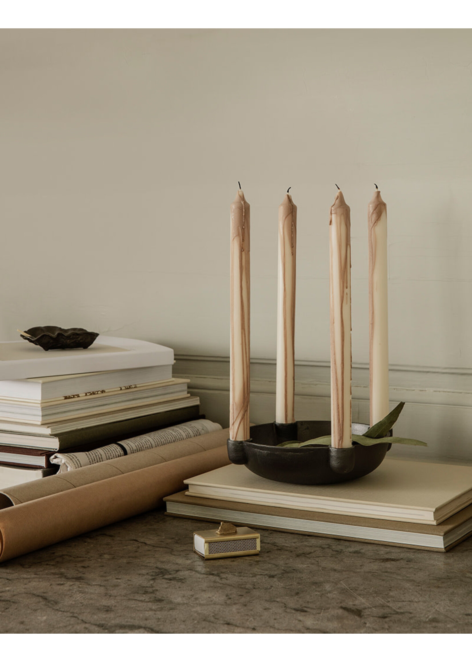 Ferm Living Dryp Candles - set of 2 - Beige