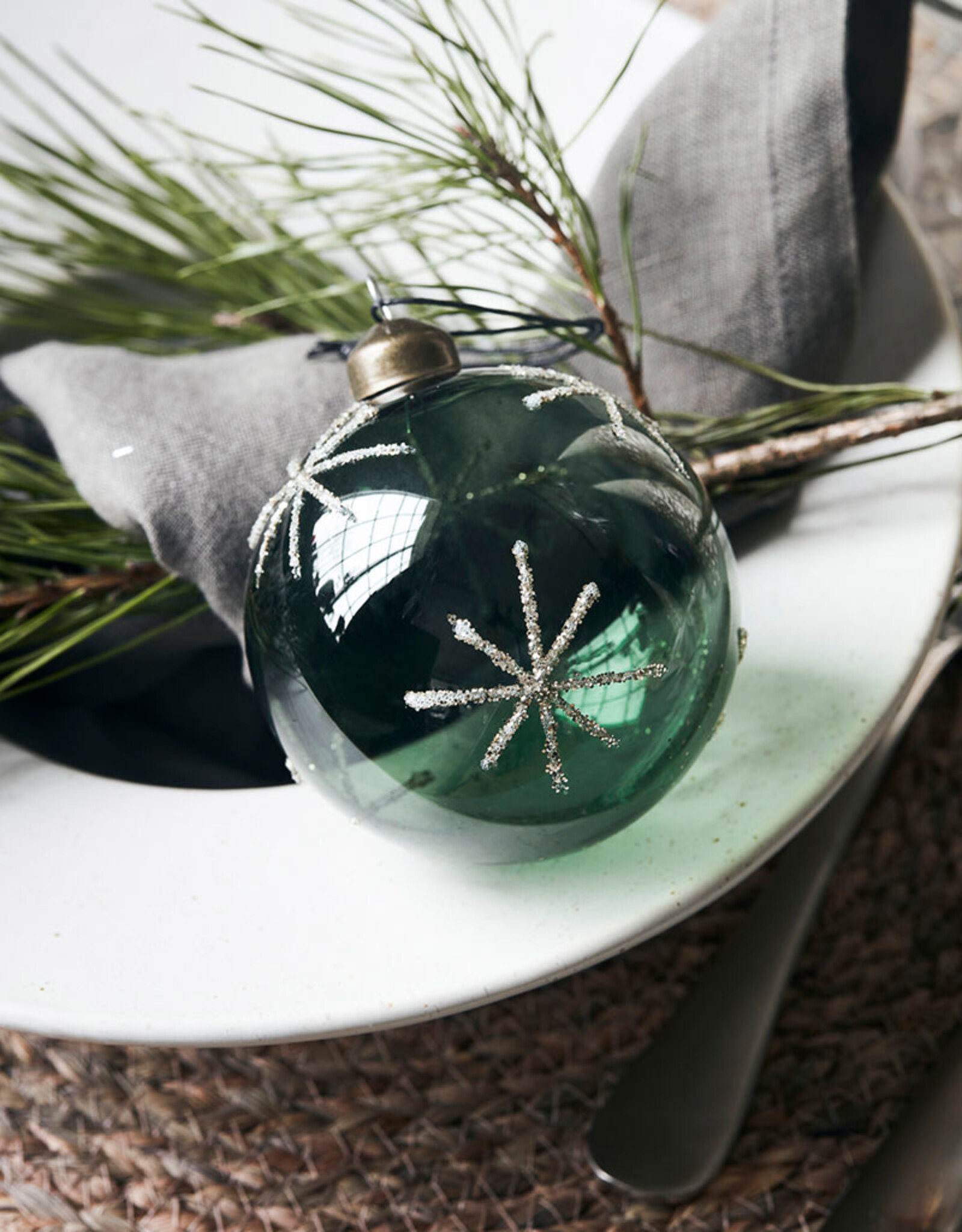 House Doctor Christmas Ornament - Star Green