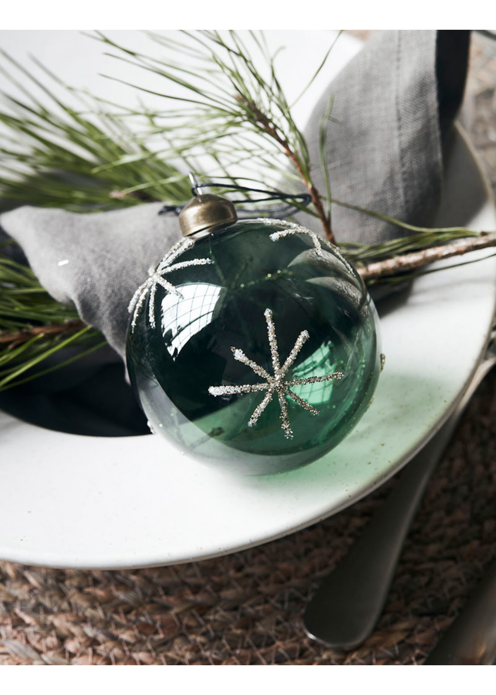 House Doctor Christmas Ornament - Star Green