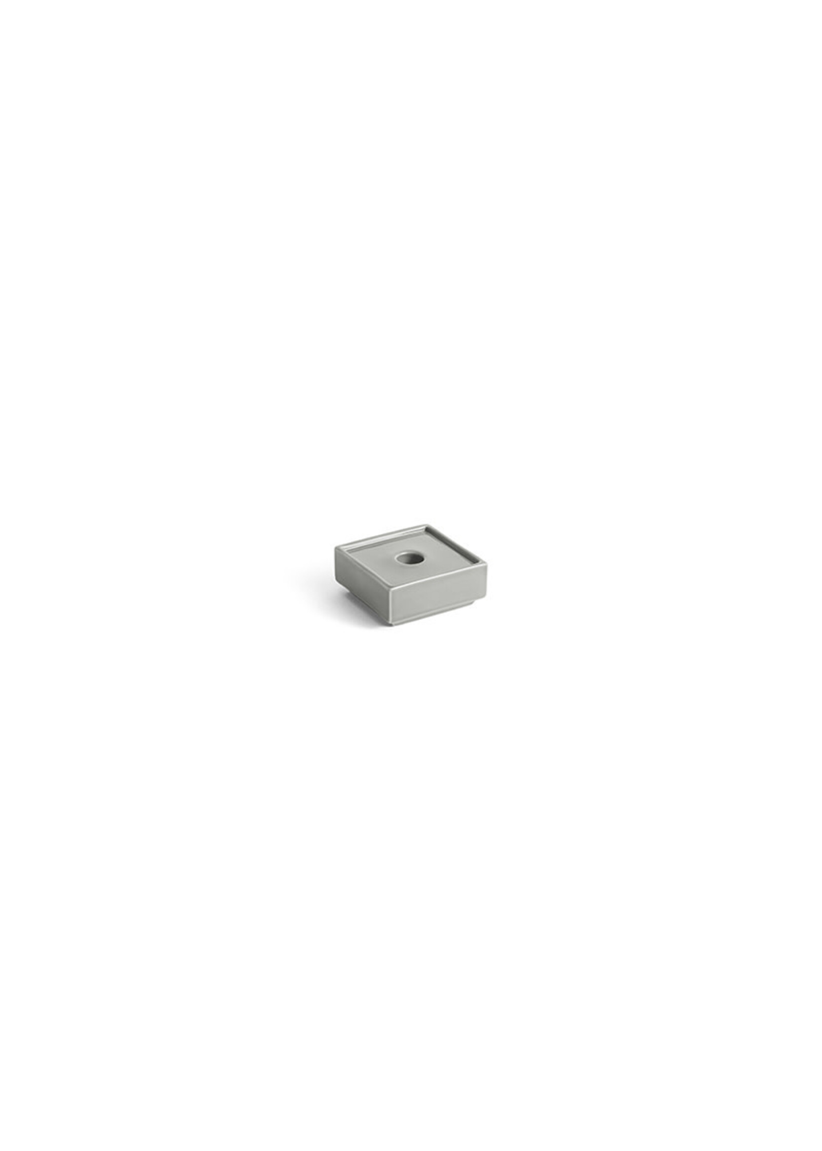 HAY Mattone Candleholder S - Light Grey