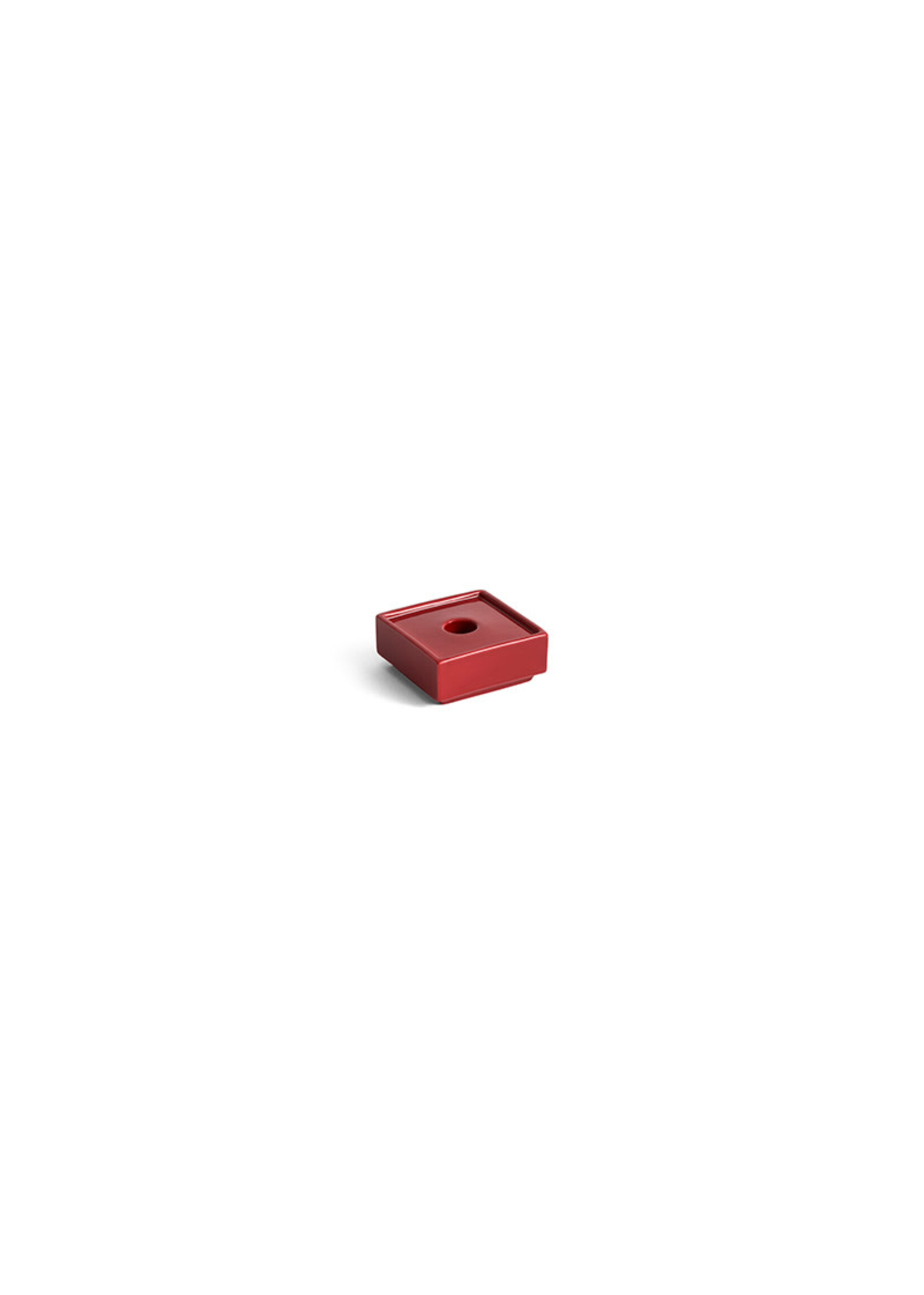 HAY Mattone Candleholder S - Red
