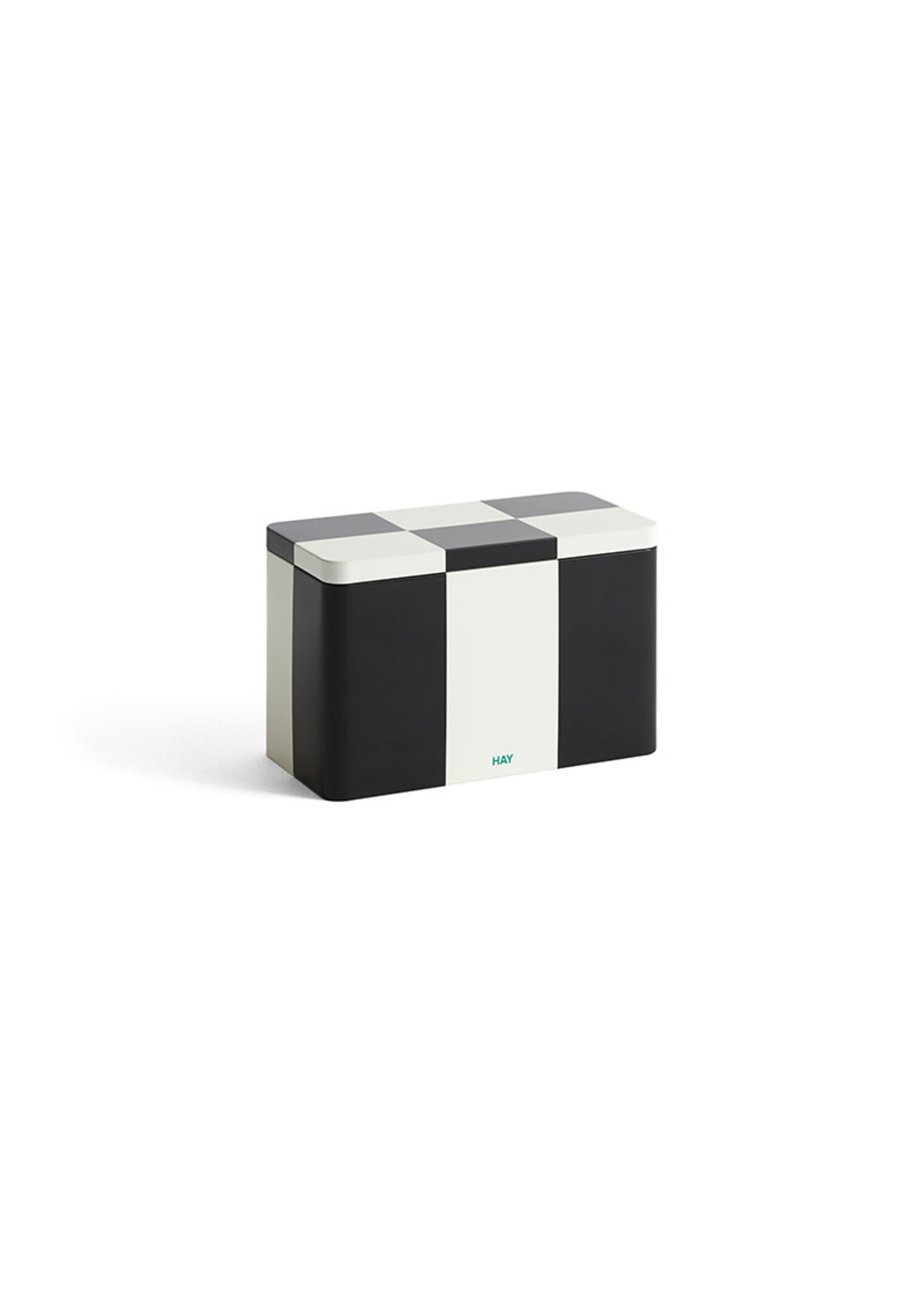 HAY Tin Container M - Black/White