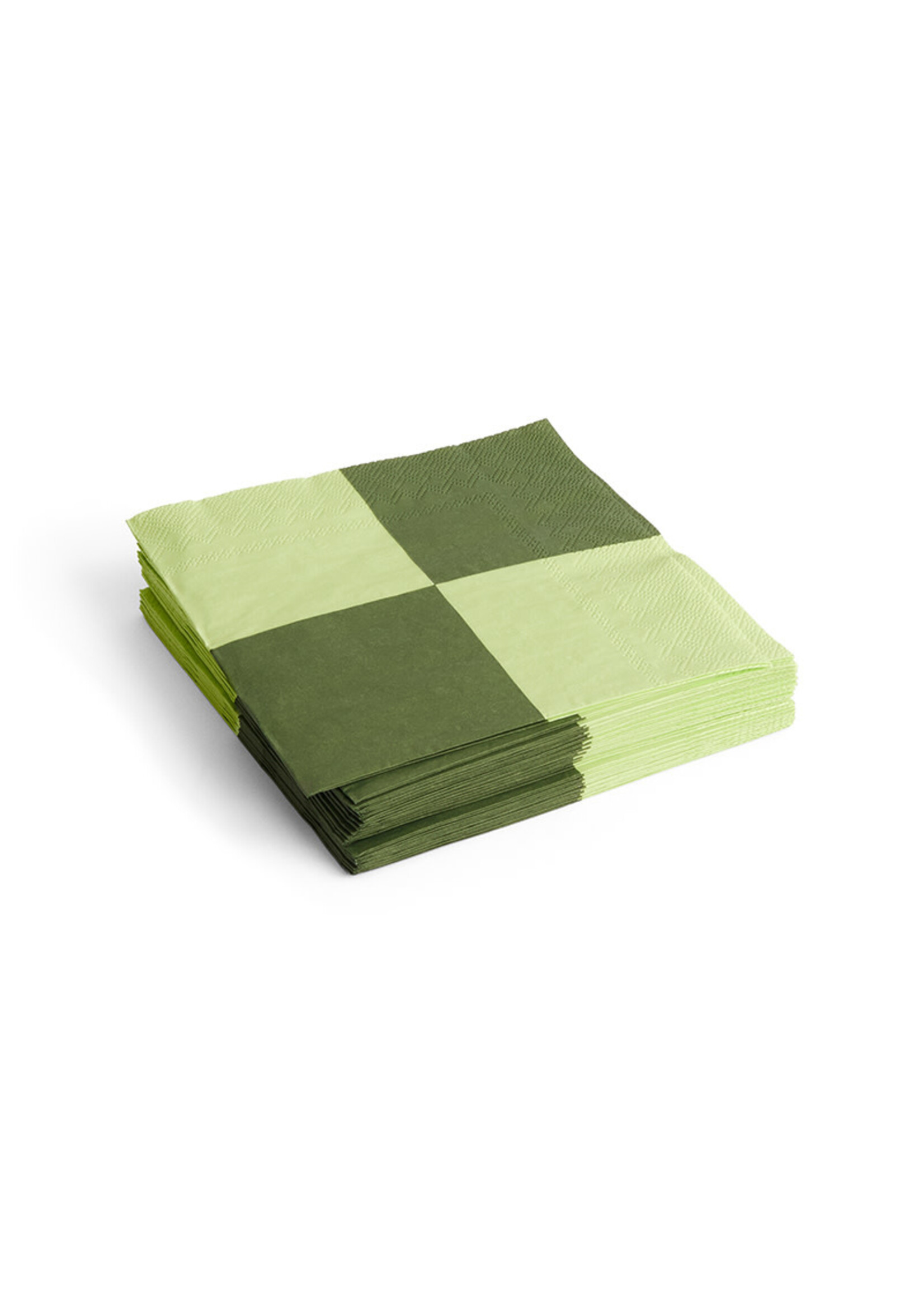 HAY Pattern Napkins Dinner Check - Green