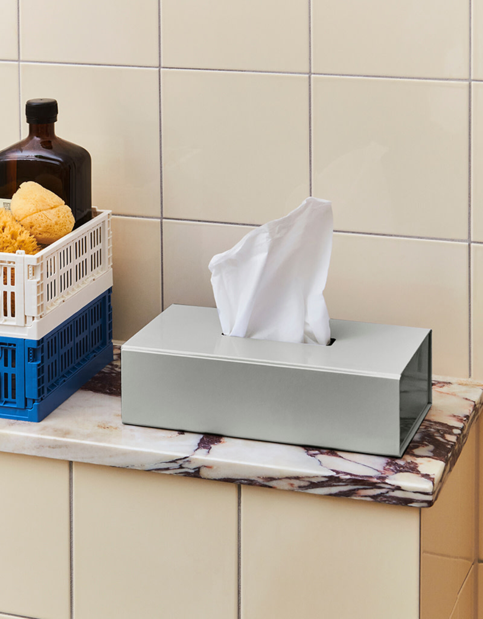 HAY Colour Storage Tissue Box - Grey