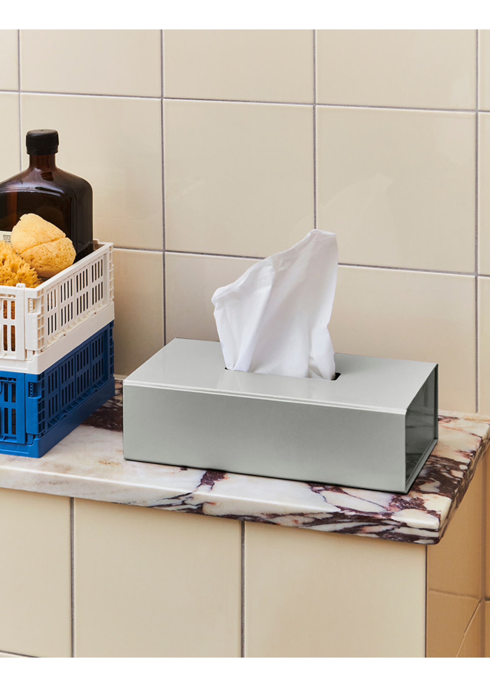 HAY Colour Storage Tissue Box - Grey