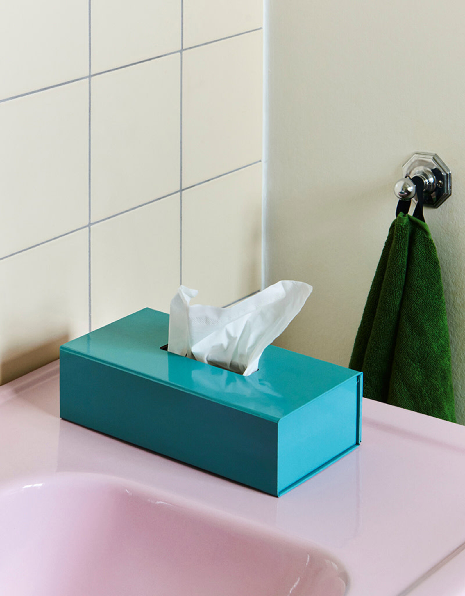 HAY Colour Storage Tissue Box - Ocean Blue