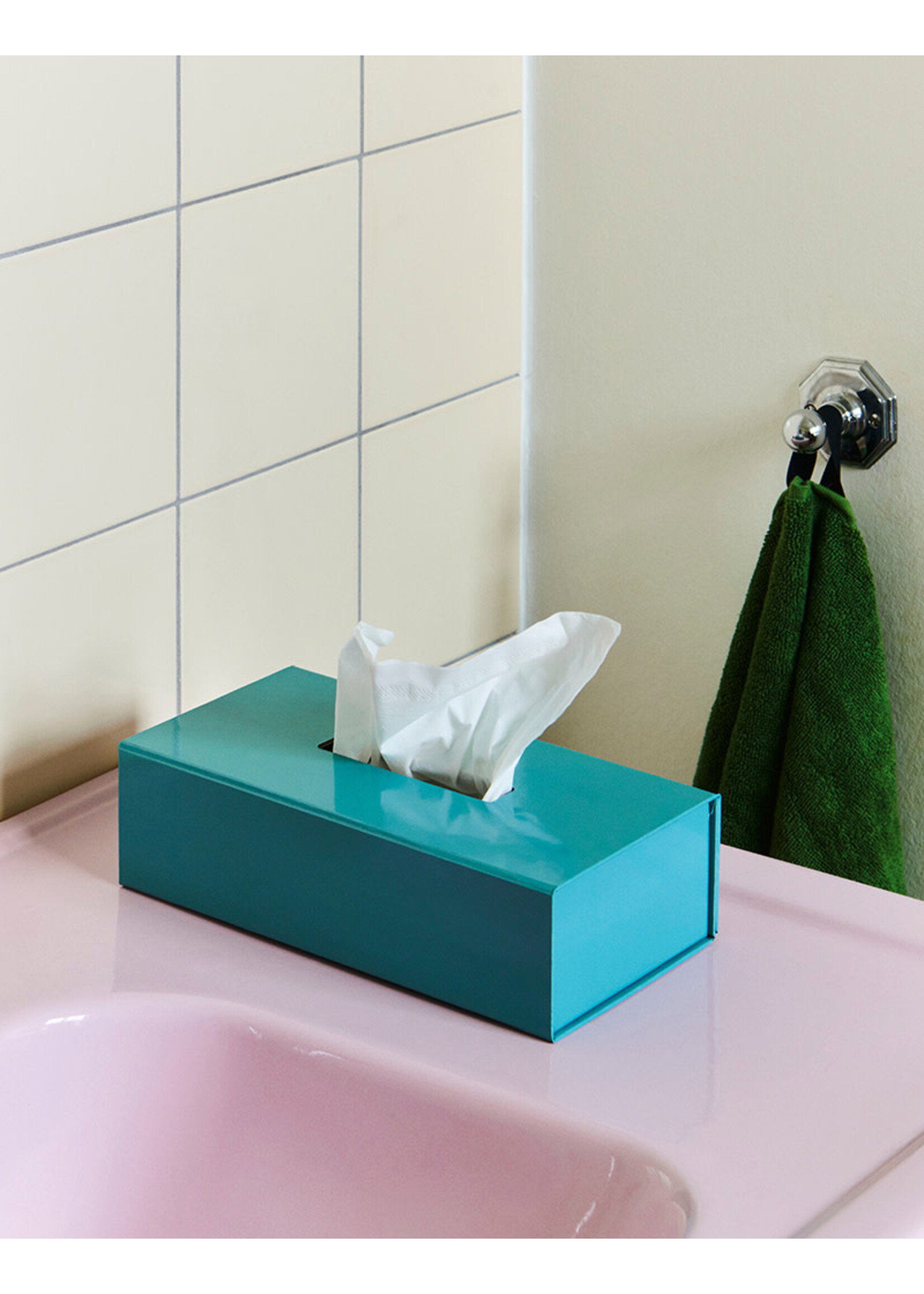 HAY Colour Storage Tissue Box - Ocean Blue