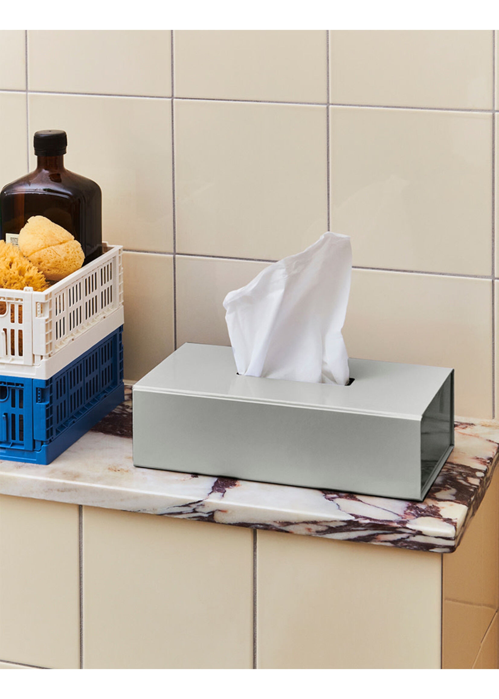 HAY Colour Crate Mini - Set of 2 - Off-White